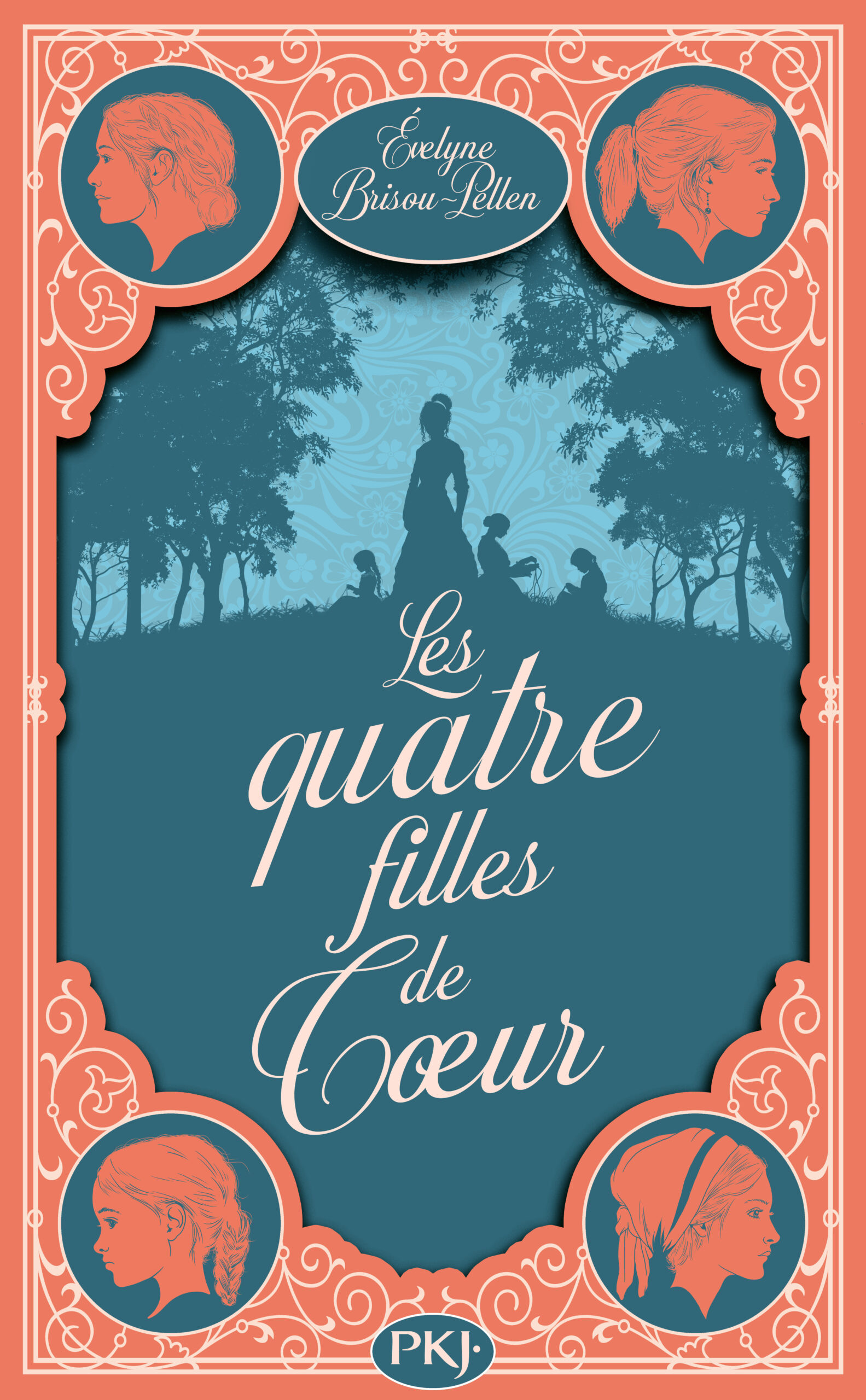 Couverture du livre les quatre filles de cœur.