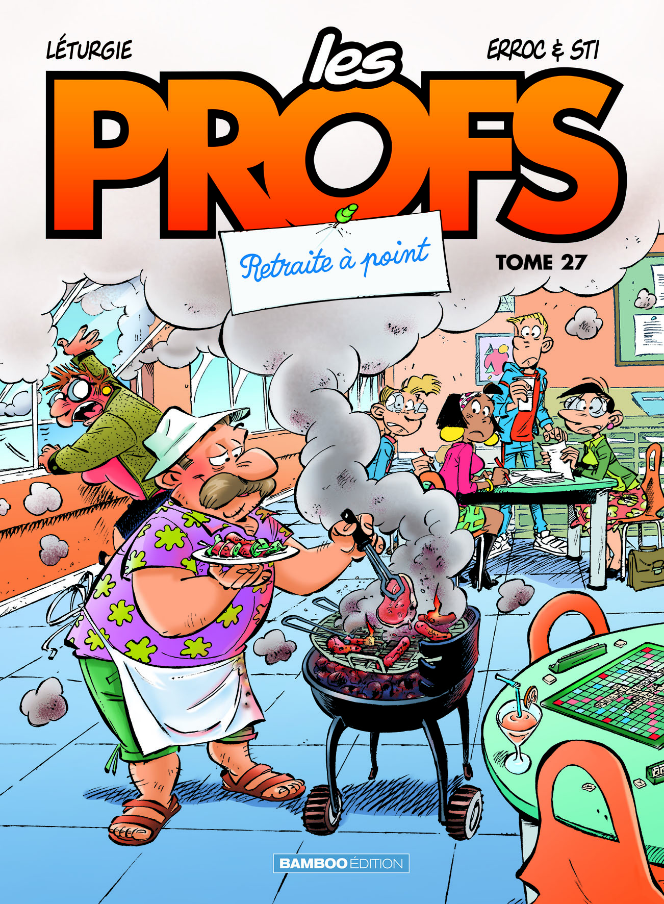 Couverture du livre les profs.