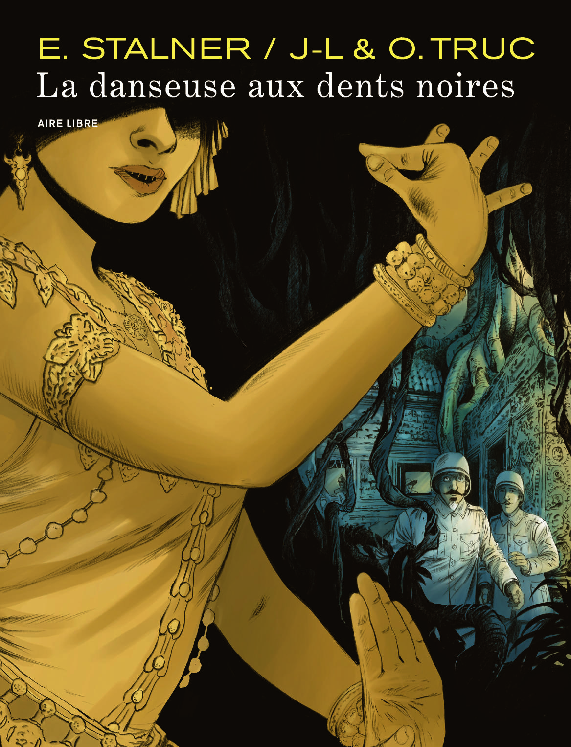 Couverture du livre La danseuse aux dents noires.