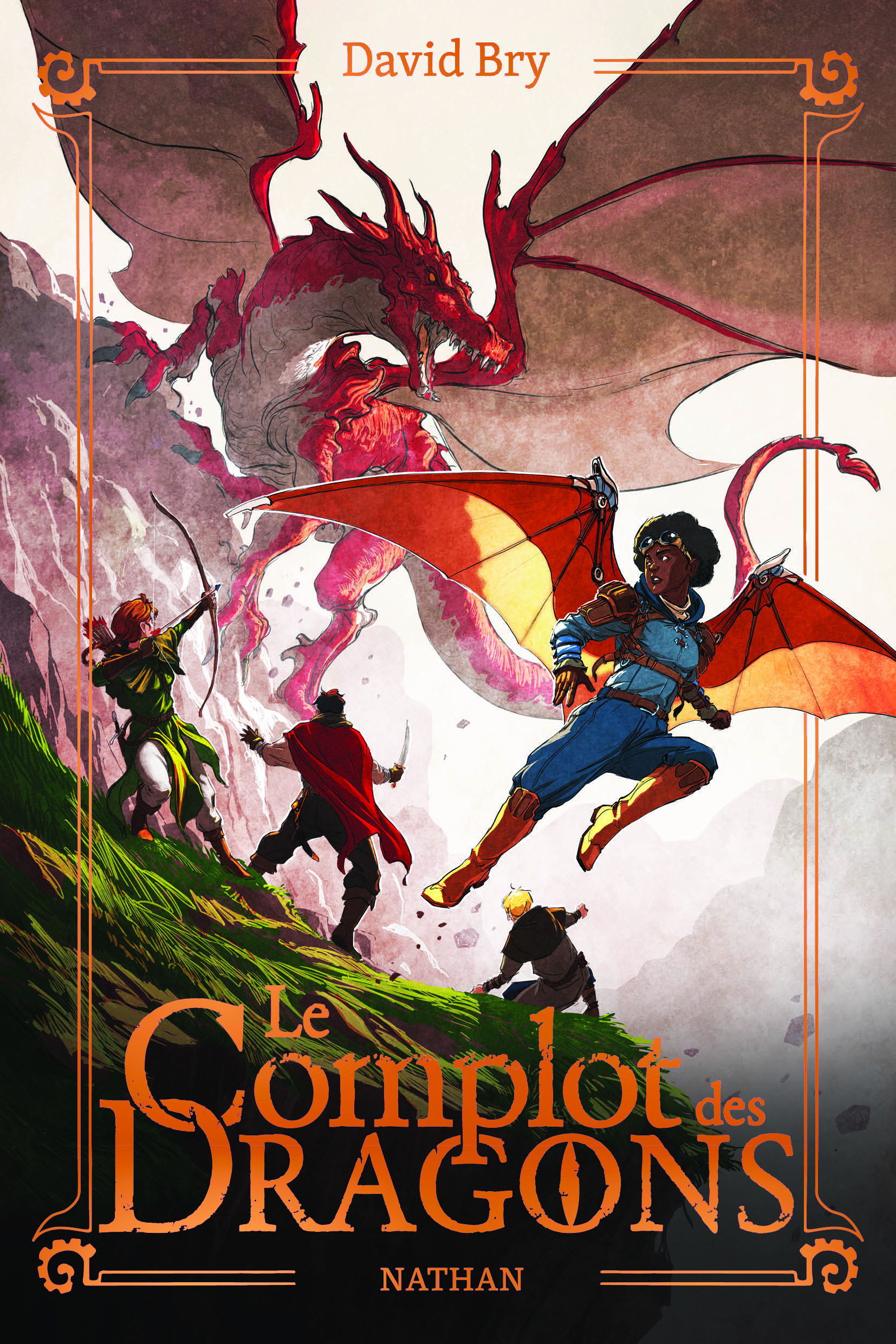Couverture du livre Le complot des dragons. 