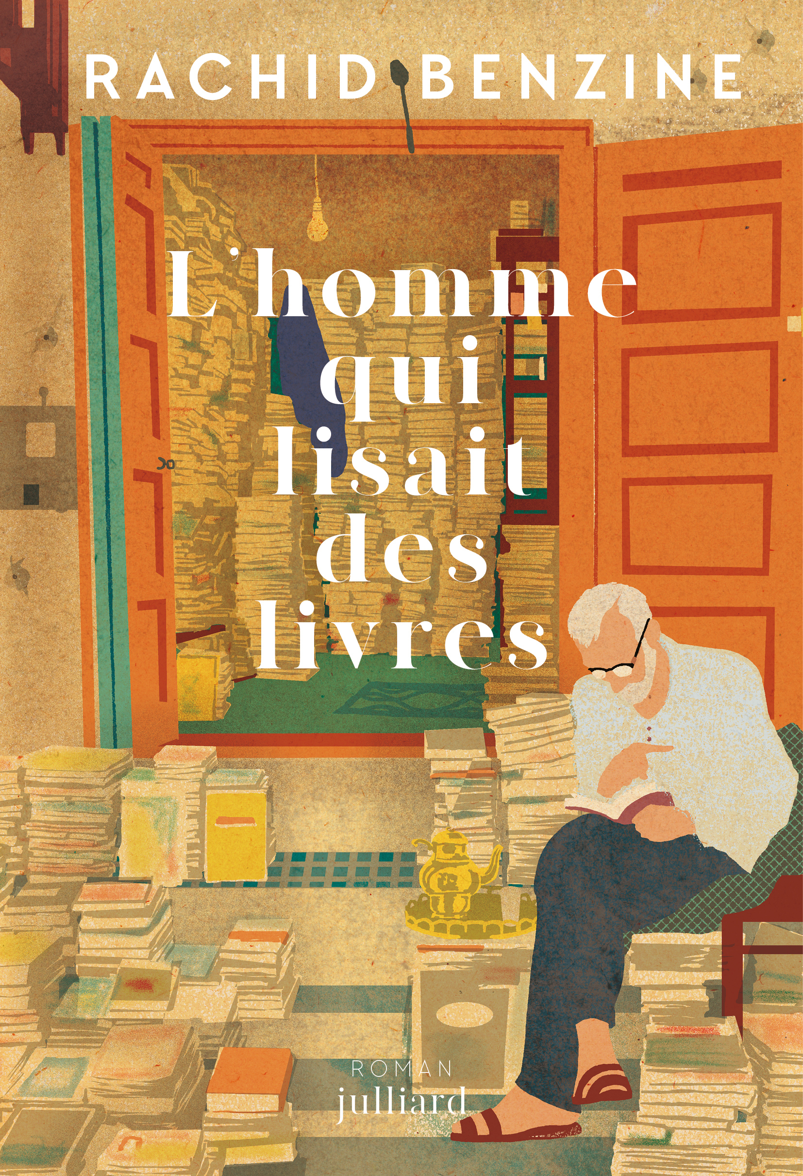 Couverture du livre L’homme qui lisait des livres.