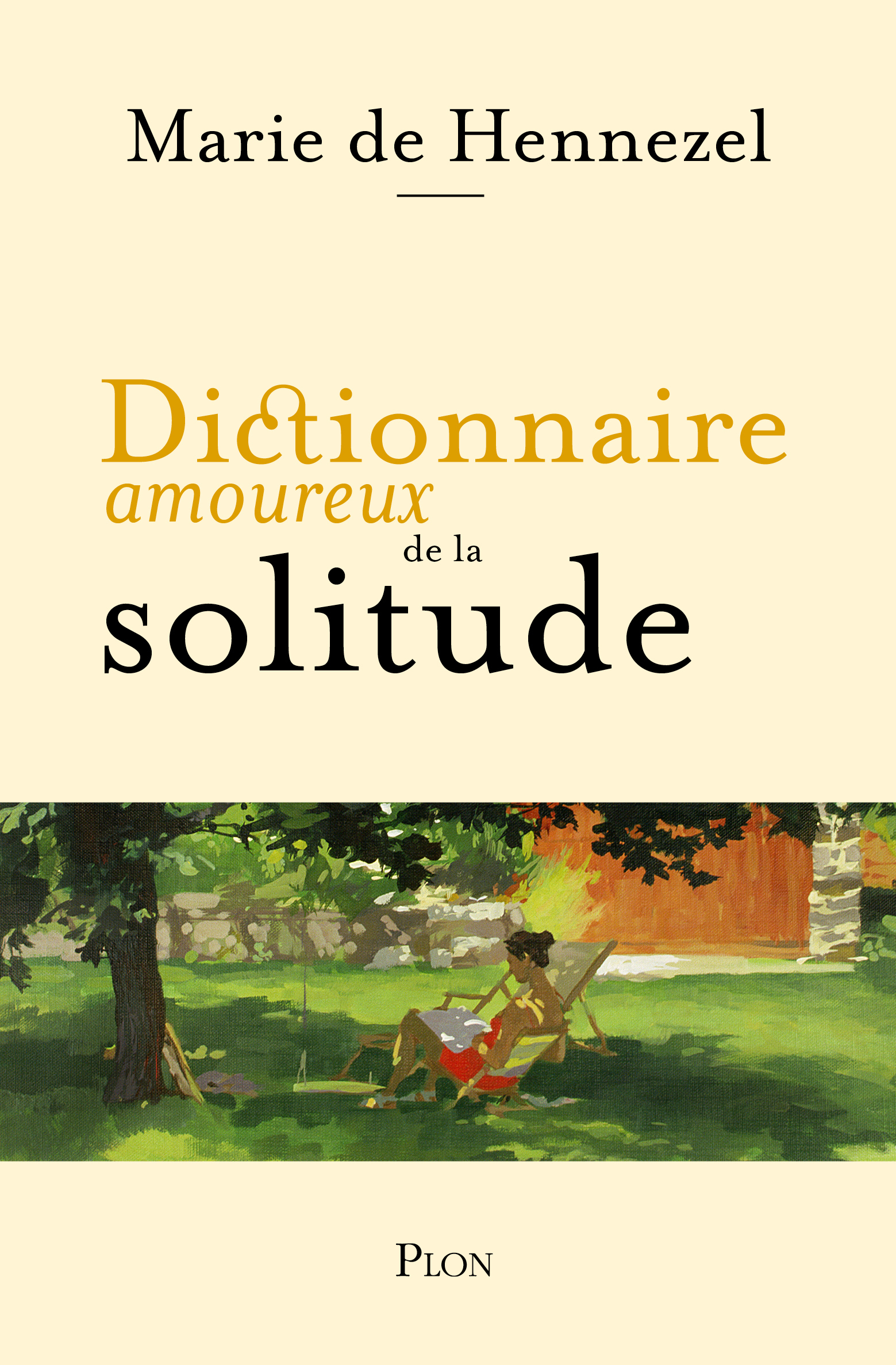 Couverture du livre Dictionnaire amoureux de la solitude.