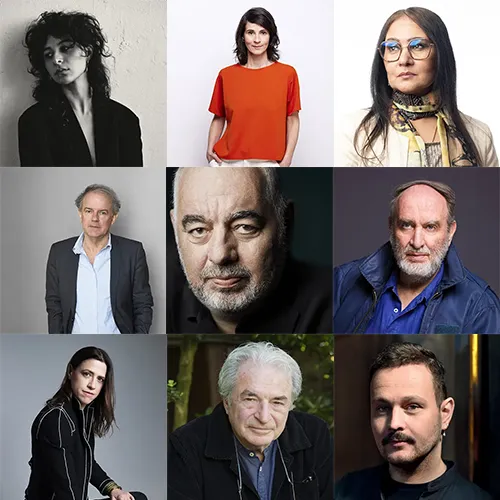 mosaïque des photos des 9 auteurs